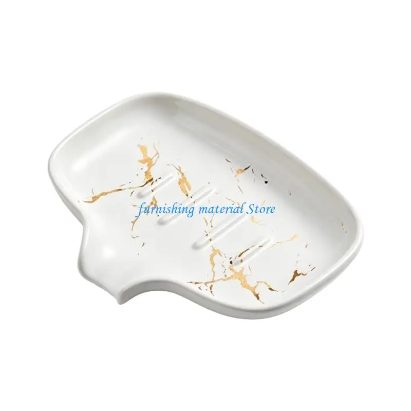 Y5GD Fashion Ceramics Soap Tray With U Type Drainages Auto Draining Soap Dish
Y5GD Fashion Ceramics Soap Tray With U Type Drainages Auto Draining Soap Dish