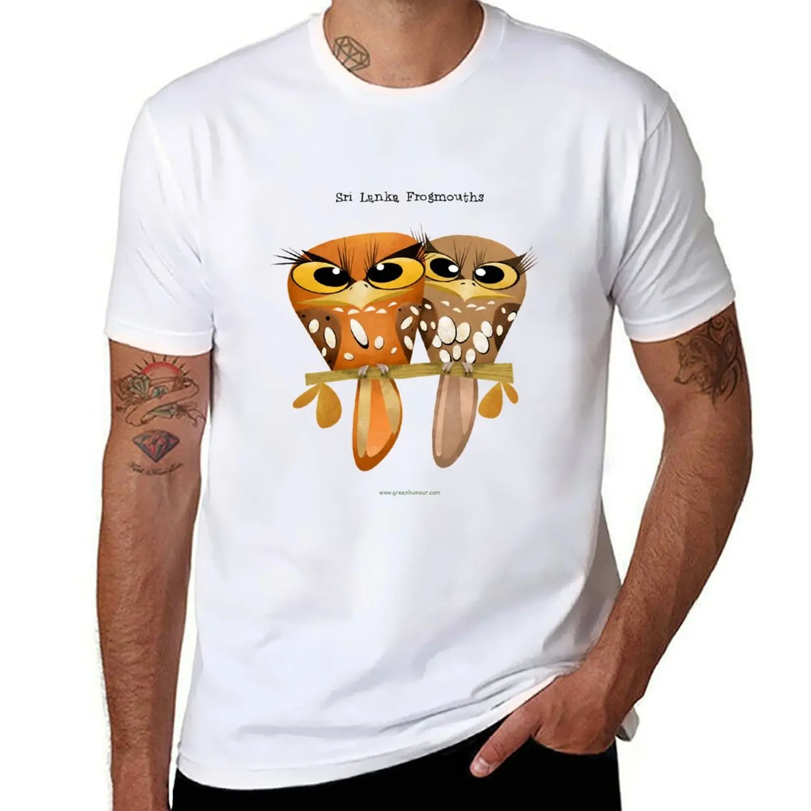 Sri Lanka Frogmouth caricature T-Shirt quick drying graphic tee shirt Personalized t-shirt cotton t shirt men
Sri Lanka Frogmouth caricature T-Shirt quick drying graphic tee shirt Personalized t-shirt cotton t shirt men