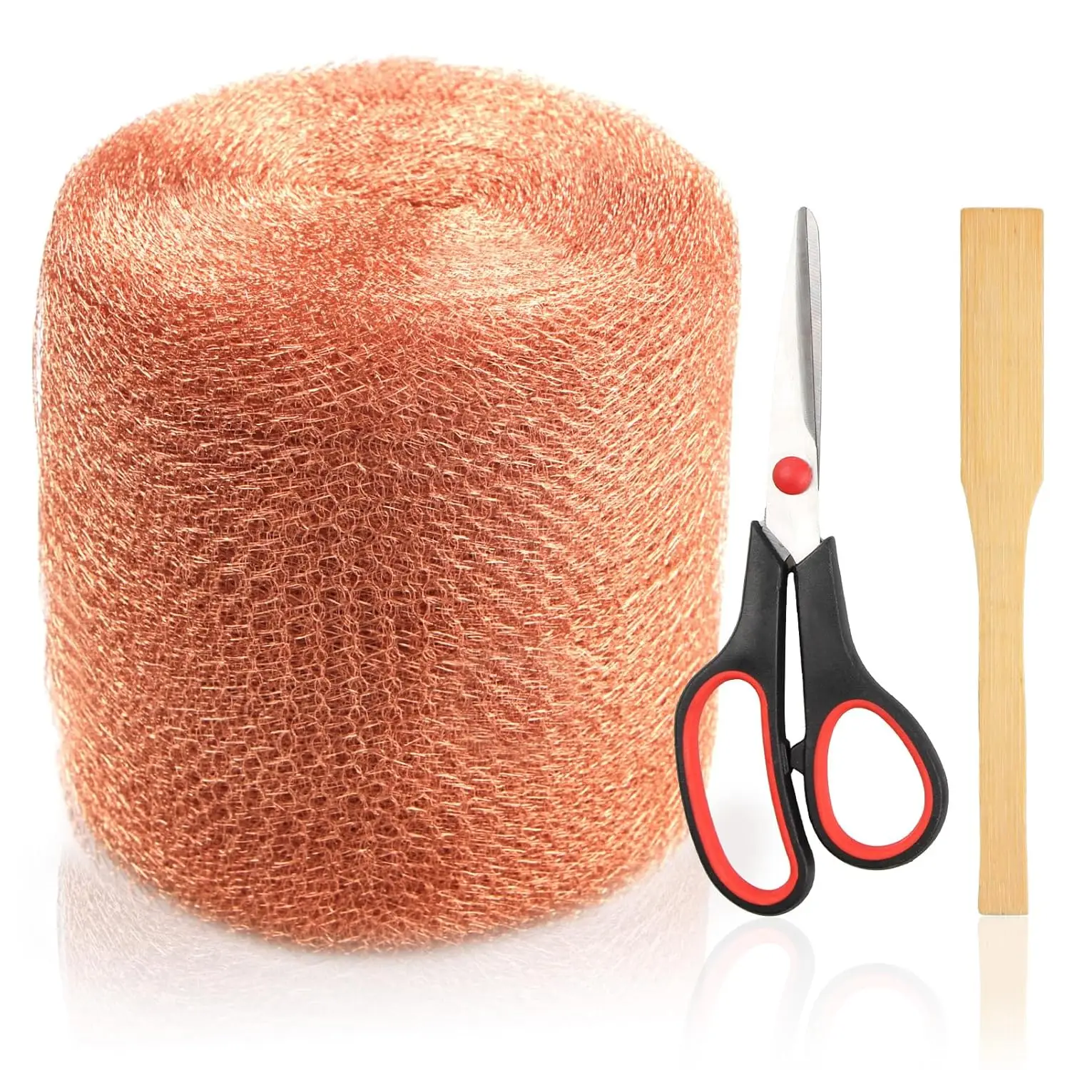 Copper Mesh Rodent Control, 5 in x 200 ft Proof Wire Screen Roll for Mice Rat, Bat & Snail, DIY Blocker Weep Hole Filler
Copper Mesh Rodent Control, 5 in x 200 ft Proof Wire Screen Roll for Mice Rat, Bat & Snail, DIY Blocker Weep Hole Filler