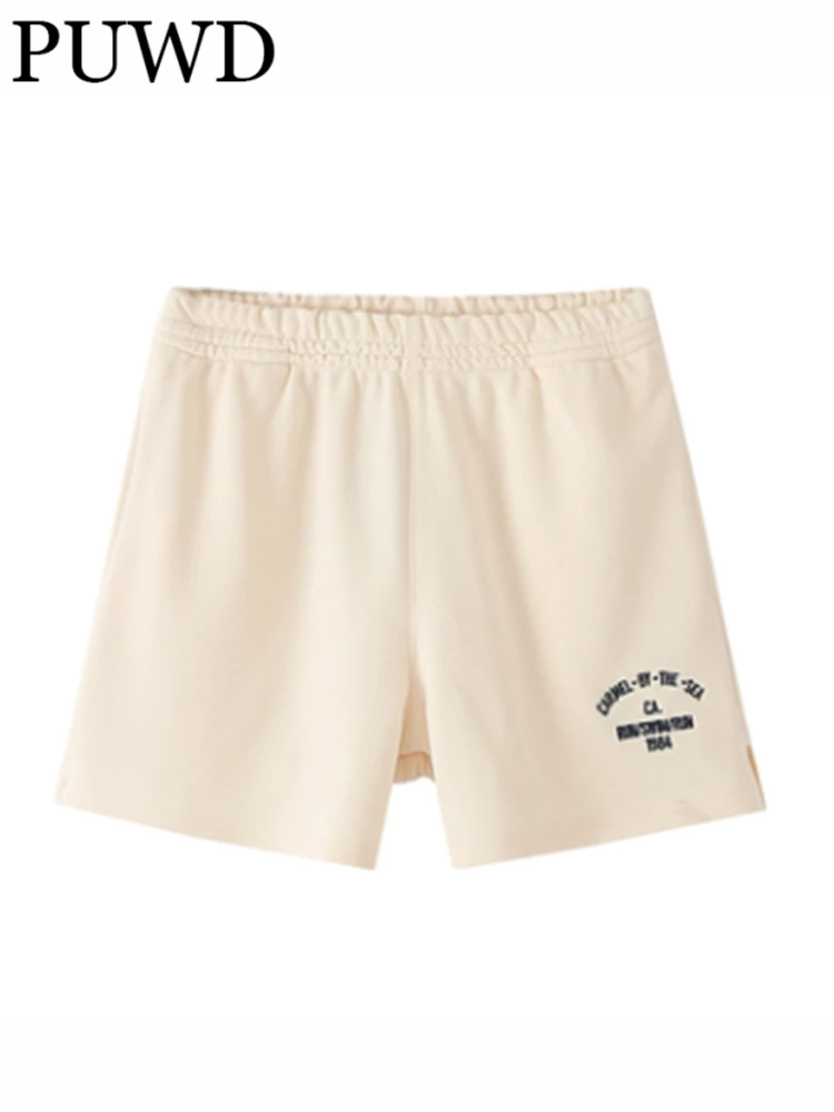 PUWD Casual Women beige Letter Printed Soft Cotton Shorts 2022 Summer Fashion Ladies Streetwear Girls Chic Knitted Bottoms
PUWD Casual Women beige Letter Printed Soft Cotton Shorts 2022 Summer Fashion Ladies Streetwear Girls Chic Knitted Bottoms