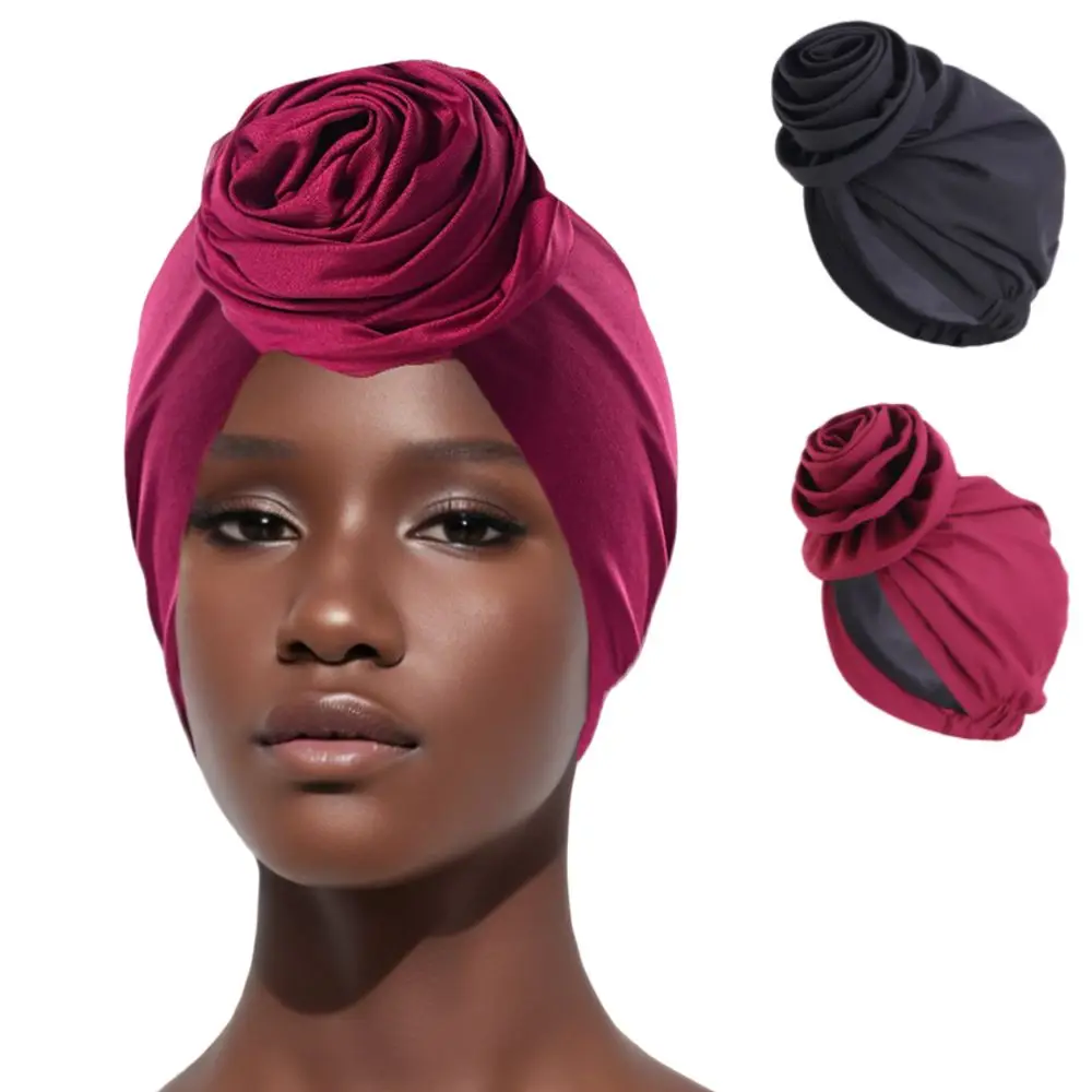 Traditional Raw Silk Turban Caps Big Rose Flower Breathable Nigerian Wedding Geles Headwear Lightweight Bonnet Party Headgear
Traditional Raw Silk Turban Caps Big Rose Flower Breathable Nigerian Wedding Geles Headwear Lightweight Bonnet Party Headgear
