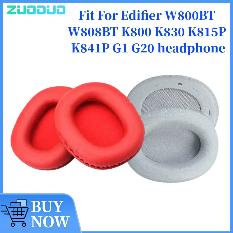 ZUODUO Ear Pads For Edifier W800BT W808BT K800 K830 K815P K841P G1 G20 Headphone Replacement Leather Pads High Quality Foam Pads
ZUODUO Ear Pads For Edifier W800BT W808BT K800 K830 K815P K841P G1 G20 Headphone Replacement Leather Pads High Quality Foam Pads