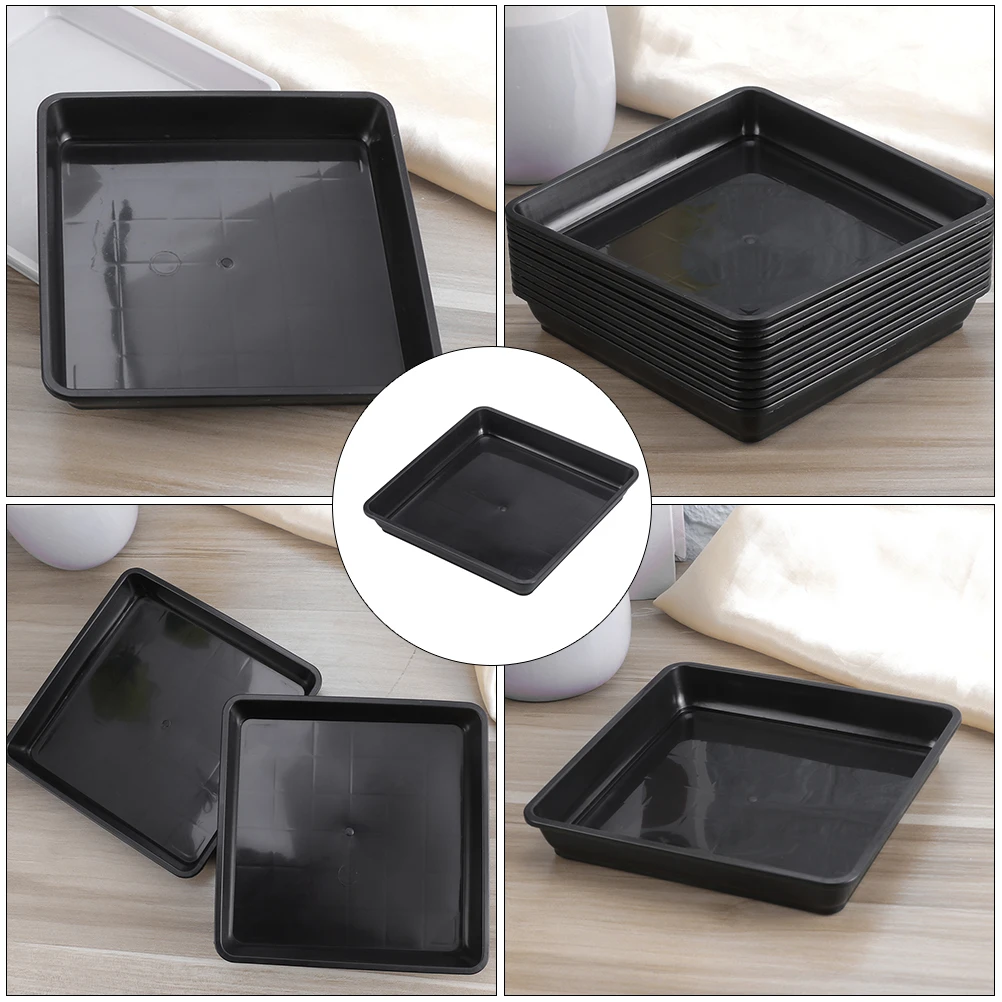 5pcs Square Plastic Planter Tray Small Flower Nursery Trays for Plants Flowerpot Durable PP Heat Resistant Garden Indoor
5pcs Square Plastic Planter Tray Small Flower Nursery Trays for Plants Flowerpot Durable PP Heat Resistant Garden Indoor