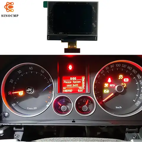 Dashboard LCD Display Screen 1TD920862 1K0920861M 92290206 For VW Golf V Touran Passat Jetta Mk5 Seat Skoda Cars Accessories