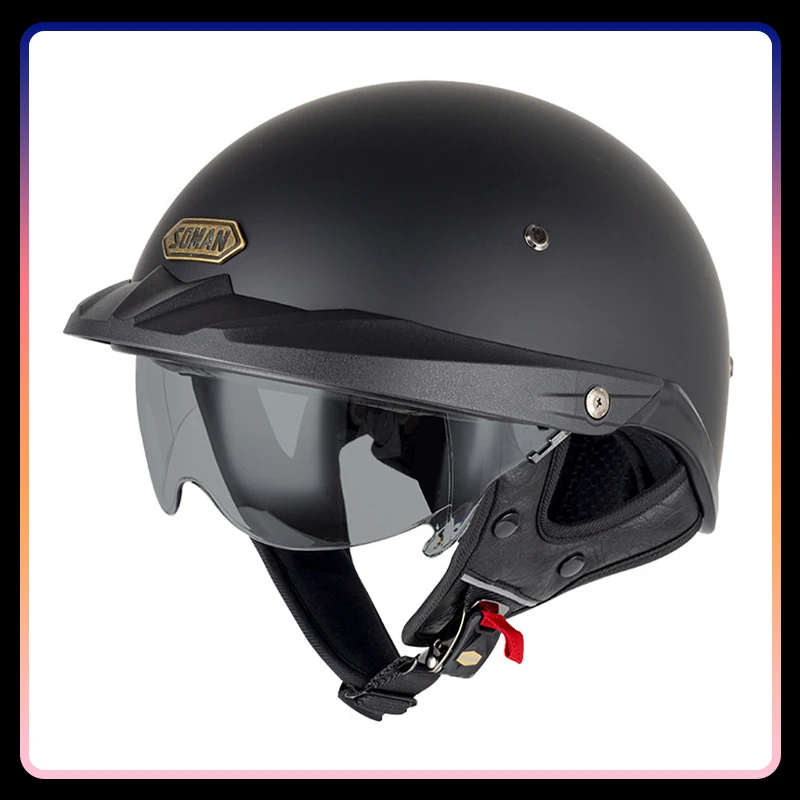 Large Size Half Face Helmet for Motorcycle Moped Cruiser Helmet DOT Approved Vintage German 1/2 Shell Helmet Pilot Factory Price
Large Size Half Face Helmet for Motorcycle Moped Cruiser Helmet DOT Approved Vintage German 1/2 Shell Helmet Pilot Factory Price