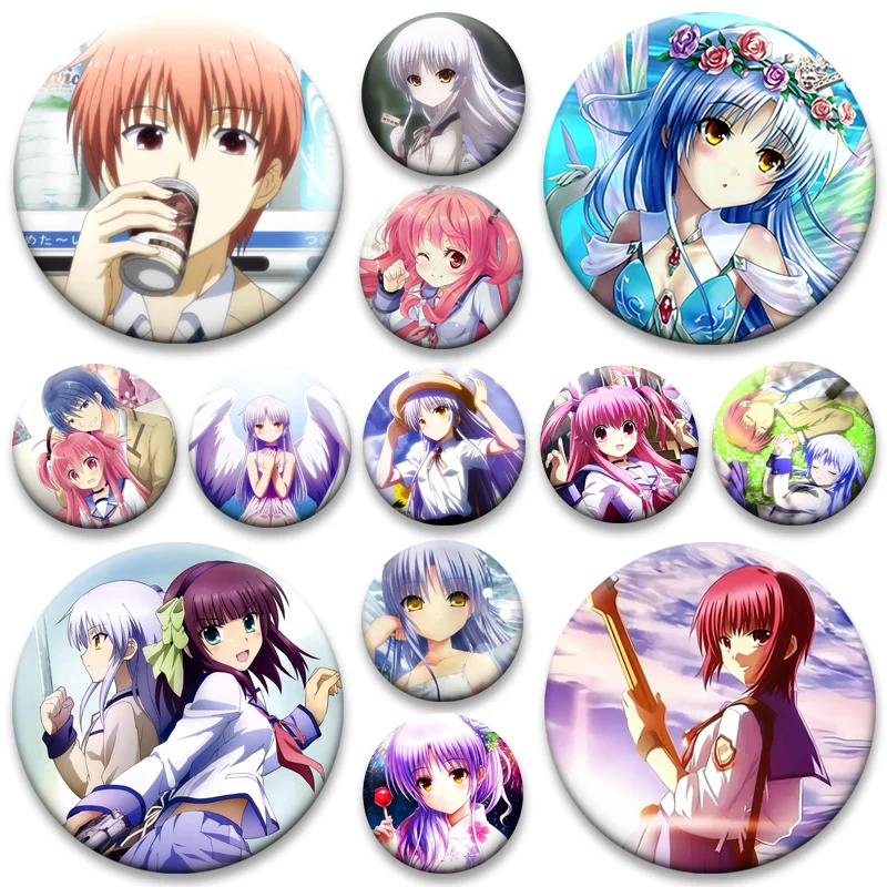 Cartoon Style Badge Otonashi Yuzuru,Tachibana Kanade,Nakamura Yuri Round Brooch Anime Angel Beats Pin for Jewelry Gift Accessory
Cartoon Style Badge Otonashi Yuzuru,Tachibana Kanade,Nakamura Yuri Round Brooch Anime Angel Beats Pin for Jewelry Gift Accessory