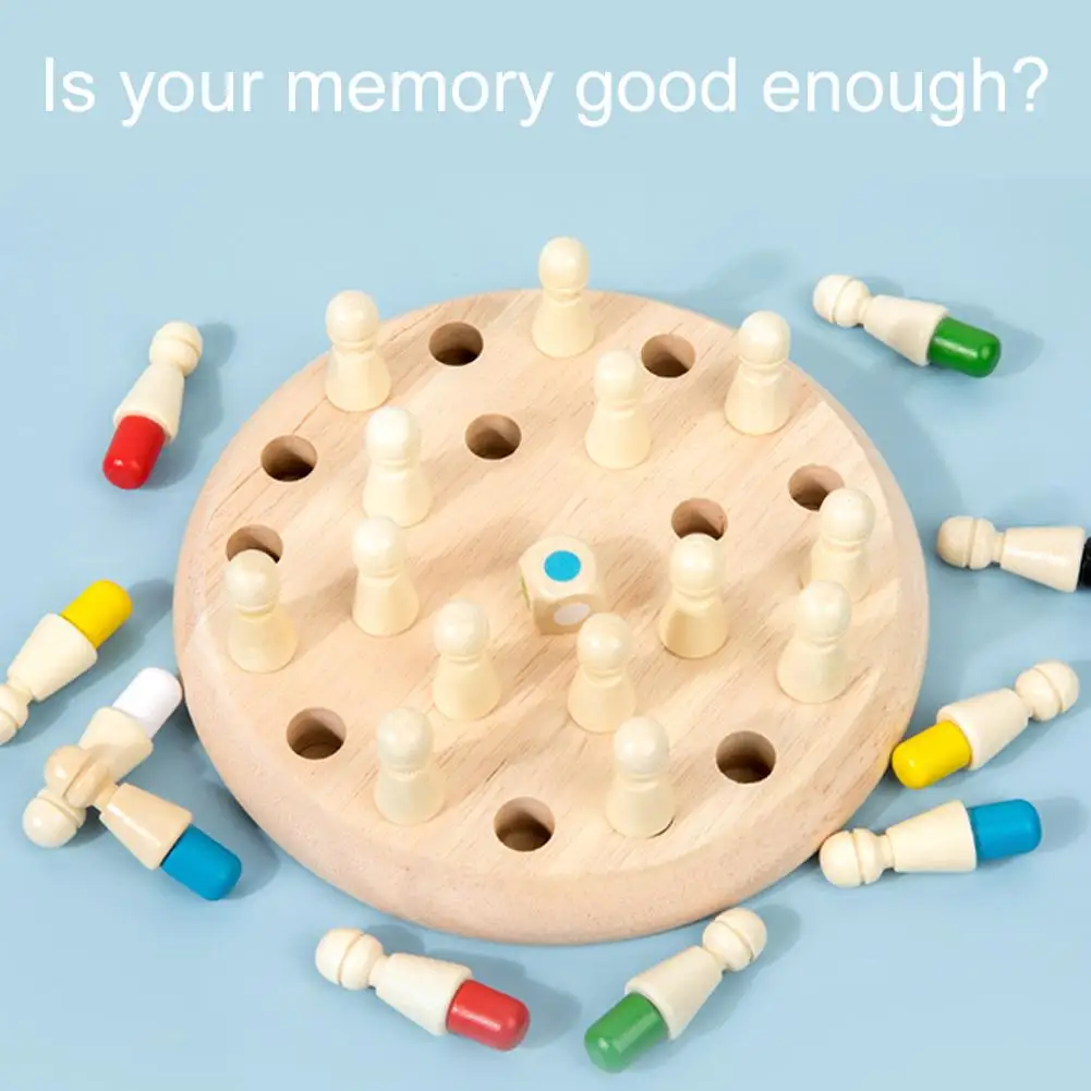 Wooden Memory Matchstick Chess Game, Educational Intelligent Logic Game Toy, Parent-Child Interaction Toy Gifts
Wooden Memory Matchstick Chess Game, Educational Intelligent Logic Game Toy, Parent-Child Interaction Toy Gifts