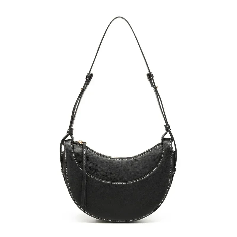 Half Moon Saddle Bags for Women Light Luxury Designer Handbags Simple Commute High Quality Leather Shoulder Crossbody Small Bag
Half Moon Saddle Bags for Women Light Luxury Designer Handbags Simple Commute High Quality Leather Shoulder Crossbody Small Bag