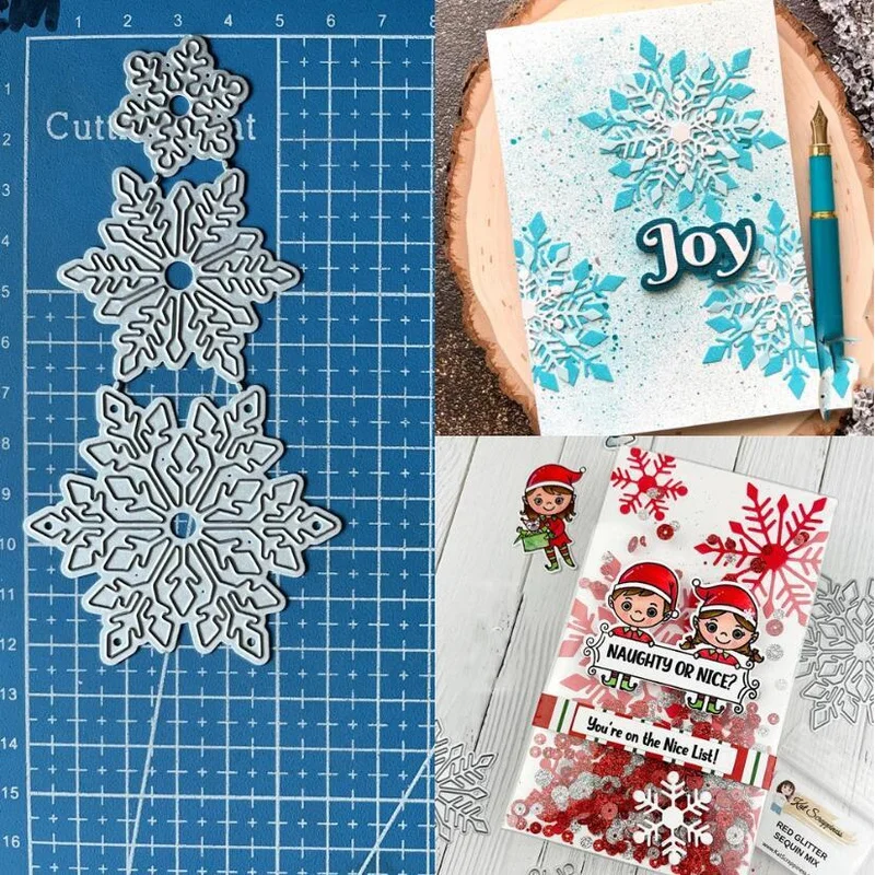 Metal Cutting Dies Snowflake Scrapbooking Paper Card Embossing Stencils Crafts
Metal Cutting Dies Snowflake Scrapbooking Paper Card Embossing Stencils Crafts