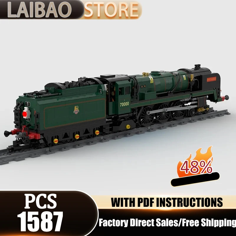 Конструктор Moc: Модель локомотива британской железной дороги класса 7, технологичные блоки, набор для сборки, подарки для самостоятельной сборки
Конструктор Moc: Модель локомотива британской железной дороги класса 7, технологичные блоки, набор для сборки, подарки для самостоятельной сборки