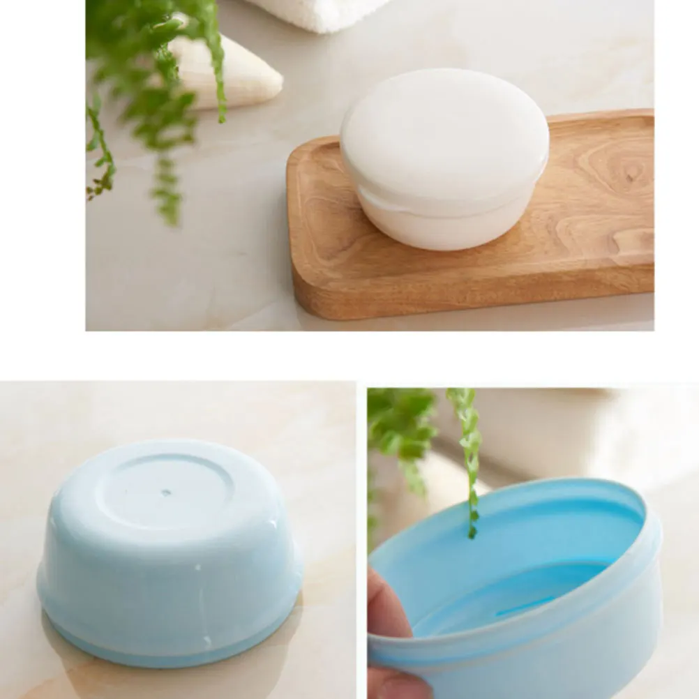 2pcs Portable Soap Box with Lid Soap Dish Draining Effect Easy Clean Travel Container Bathroom Kitchen Home Use
2pcs Portable Soap Box with Lid Soap Dish Draining Effect Easy Clean Travel Container Bathroom Kitchen Home Use