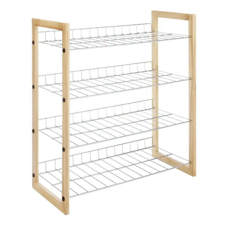 4-Tier Closet Shelf Storage Organizer for Adult Wardrobe Space-Saving Design with Sturdy Construction 11.63x25.0x27.5
4-Tier Closet Shelf Storage Organizer for Adult Wardrobe Space-Saving Design with Sturdy Construction 11.63x25.0x27.5
