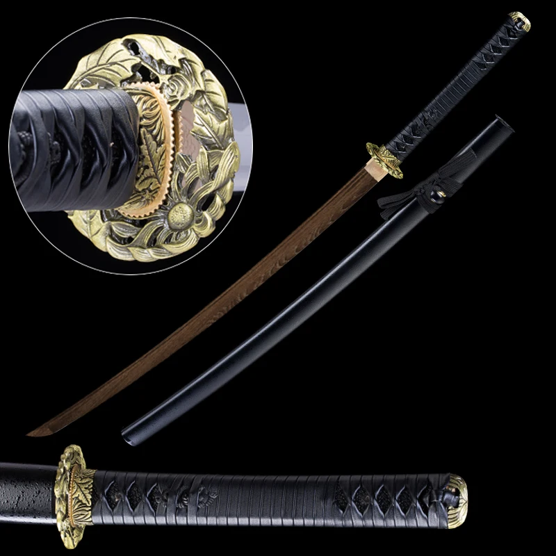 Handmade Sword Rosewood Blade Japanese Katana Wooden Saya Alloy Tsuba Ready For Training Cosplay Samurai Sword Collection
Handmade Sword Rosewood Blade Japanese Katana Wooden Saya Alloy Tsuba Ready For Training Cosplay Samurai Sword Collection
