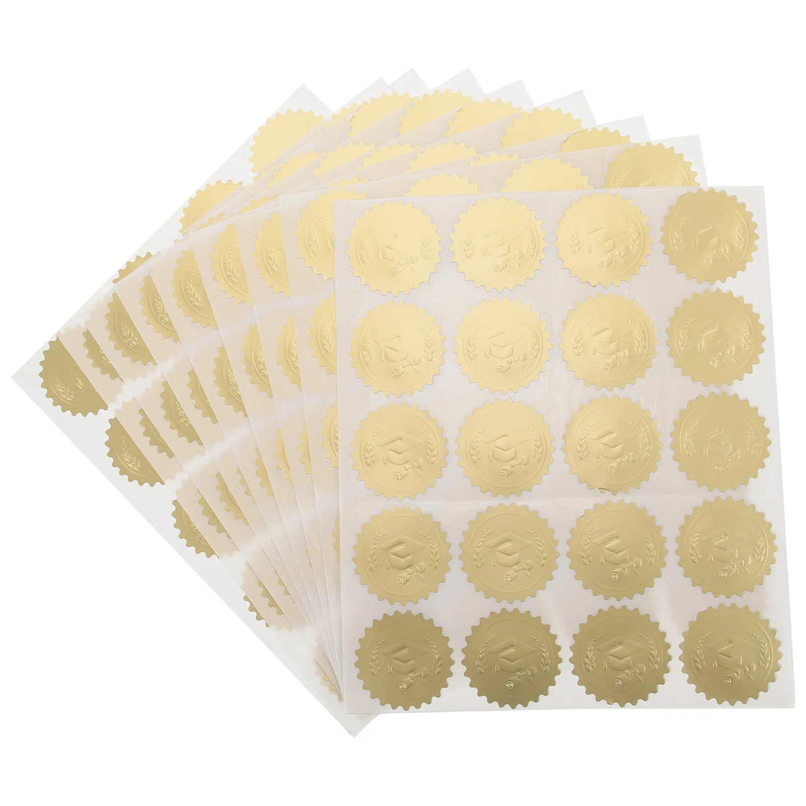 10 Sheets Graduation Stickers Gold Foil Self Adhesive Decorative Stickers for Gift Box Seal Wrapping Envelope Graduation Sticker
10 Sheets Graduation Stickers Gold Foil Self Adhesive Decorative Stickers for Gift Box Seal Wrapping Envelope Graduation Sticker