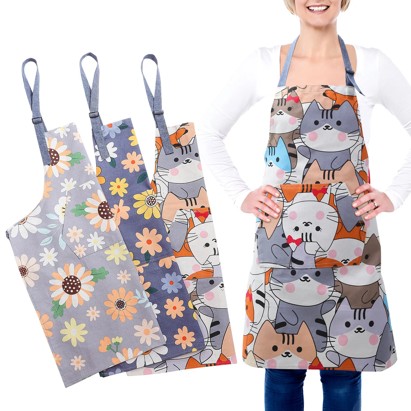 3 Pcs Apron with Pocket Aprons for Women Catering Cooking Barbecue Chefs Cookery Pockets
3 Pcs Apron with Pocket Aprons for Women Catering Cooking Barbecue Chefs Cookery Pockets