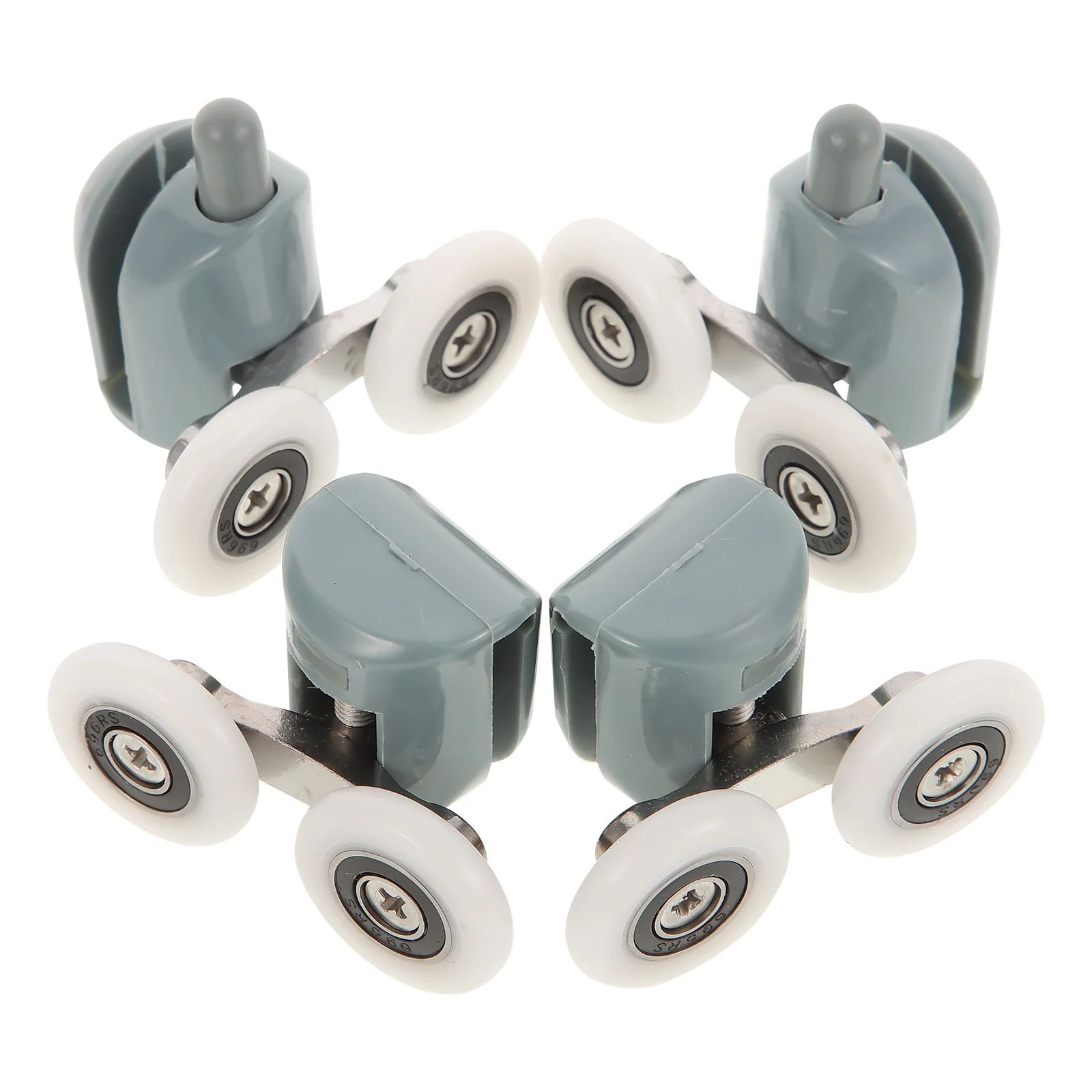 4Pcs Sliding Cabinet Door Roller Pulley Durable Mute Barn Shower Door Wheel Replacement Hardware Wheel Trolley Assembly
4Pcs Sliding Cabinet Door Roller Pulley Durable Mute Barn Shower Door Wheel Replacement Hardware Wheel Trolley Assembly