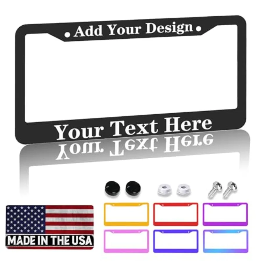 Custom Car License Plate Frame - Personalized License Plate Frame Aluminium Design Your Own Photo 2 Hole Car Accessories 12.3 x
Custom Car License Plate Frame - Personalized License Plate Frame Aluminium Design Your Own Photo 2 Hole Car Accessories 12.3 x