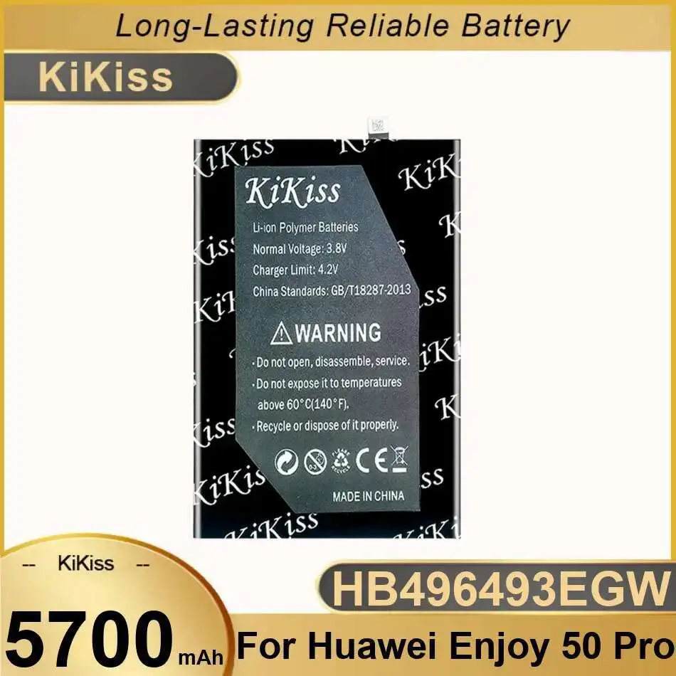 5700mAh Long-Lasting Mobile Phone Battery For Huawei Enjoy 50 Pro Ctr-AL00 50Z Eve-AL00 HB496493EGW
5700mAh Long-Lasting Mobile Phone Battery For Huawei Enjoy 50 Pro Ctr-AL00 50Z Eve-AL00 HB496493EGW