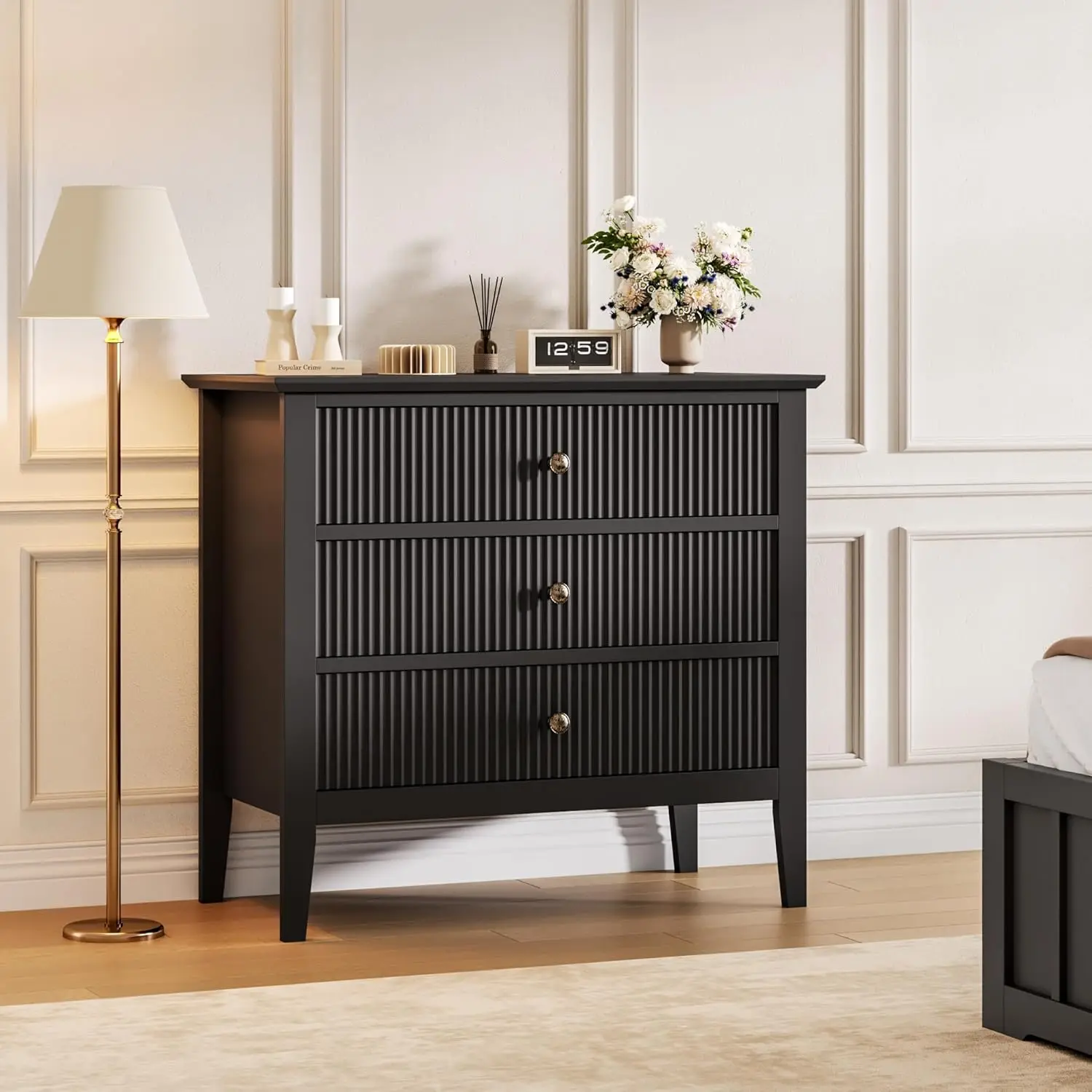 Fluted 3 Drawer Dresser, 31.5 in Wide Dresser Nightstand for Bedroom, Modern Wood Chest of Drawers, Large Painted Nightstand
Fluted 3 Drawer Dresser, 31.5 in Wide Dresser Nightstand for Bedroom, Modern Wood Chest of Drawers, Large Painted Nightstand