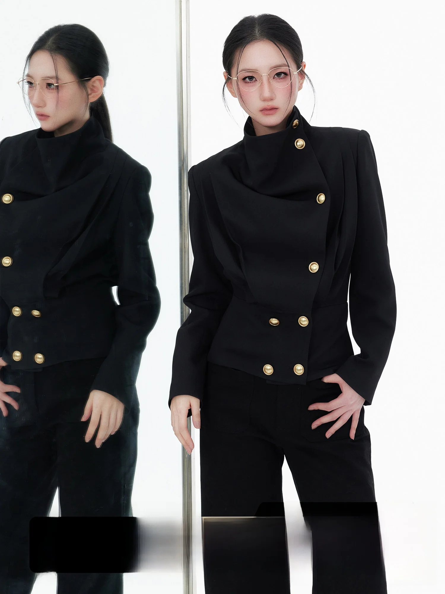 Yuzhi Original Design Slimming Black Pleated Women's Suit Jacket Spring New Style Elegant Business Casual High Collar Long Sl...
Yuzhi Original Design Slimming Black Pleated Women's Suit Jacket Spring New Style Elegant Business Casual High Collar Long Sl...