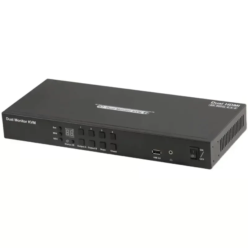 HDMI-переключатель 4 в 2 выход 4K @ 60 Гц, расширение двойного экрана с 4 компьютерами, совместное использование KVM-переключателя R134a Voopoo
HDMI-переключатель 4 в 2 выход 4K @ 60 Гц, расширение двойного экрана с 4 компьютерами, совместное использование KVM-переключателя R134a Voopoo