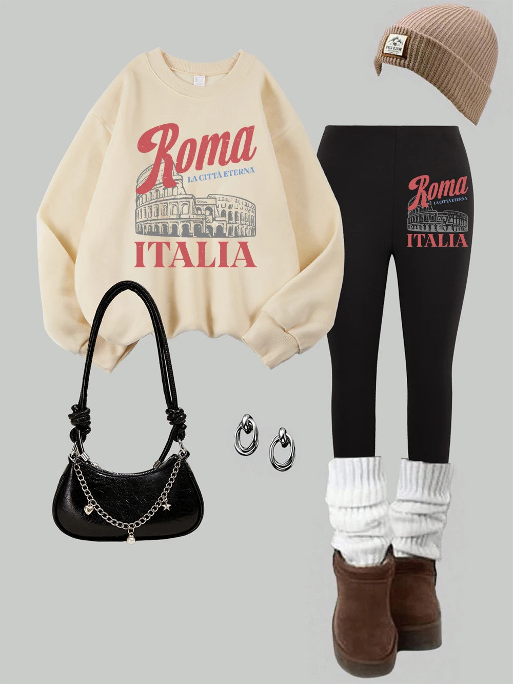 Женские толстовки с принтом Roma Italia Colosseum, комплект леггинсов, зимние флисовые термобрюки с капюшоном, уличная женская одежда
Женские толстовки с принтом Roma Italia Colosseum, комплект леггинсов, зимние флисовые термобрюки с капюшоном, уличная женская одежда