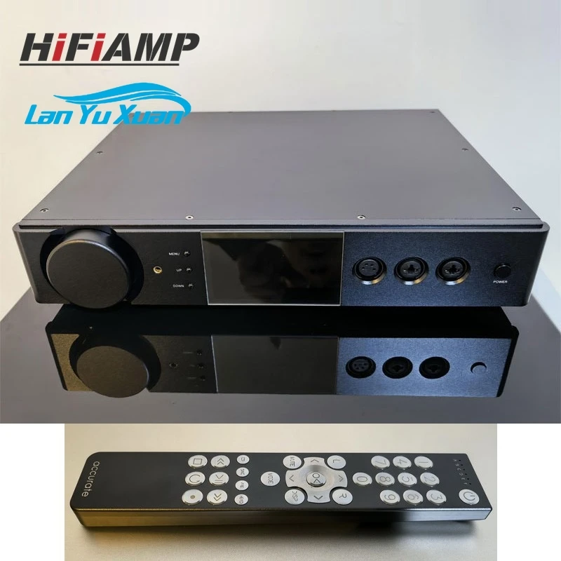 HiFiAMP HPA-A1000 MK3 Balanced Headphone Amplifier Relay Volume Control OLED HD Screen Preamplifier with RC2 Remote Control
HiFiAMP HPA-A1000 MK3 Balanced Headphone Amplifier Relay Volume Control OLED HD Screen Preamplifier with RC2 Remote Control