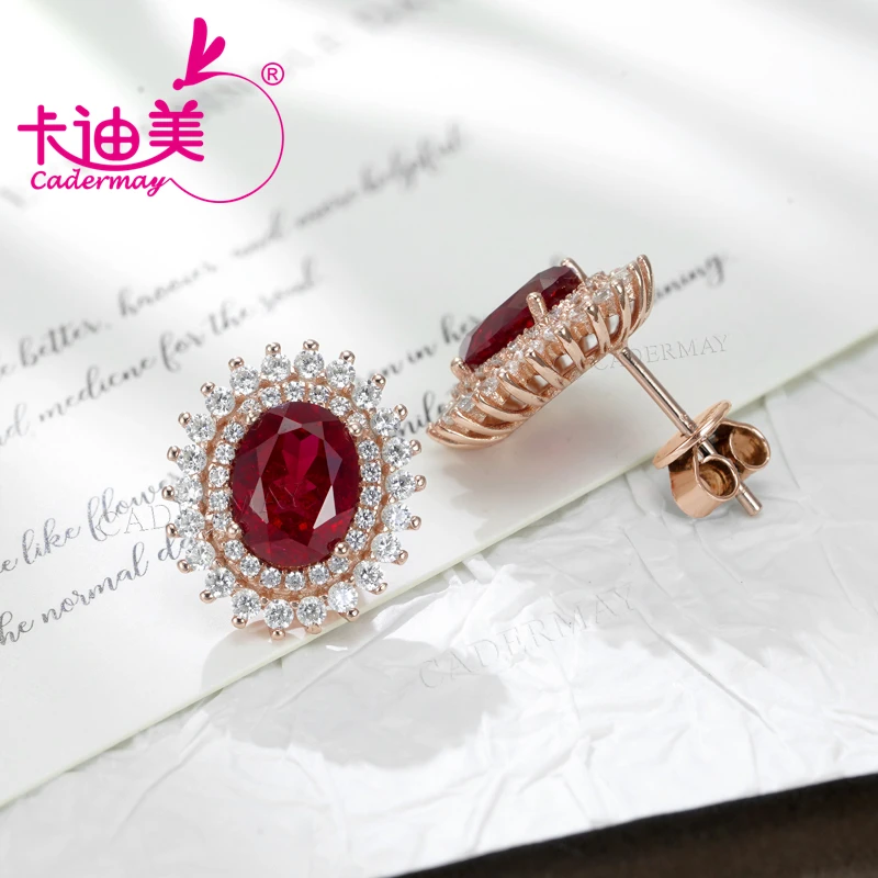 Pigeon Ruby Lab Grown Ruby Pigeon Blood Red With Inclusions S925 Silver Plated 18k Yellow Gold Earrings For Women Fine Jewelry
Pigeon Ruby Lab Grown Ruby Pigeon Blood Red With Inclusions S925 Silver Plated 18k Yellow Gold Earrings For Women Fine Jewelry
