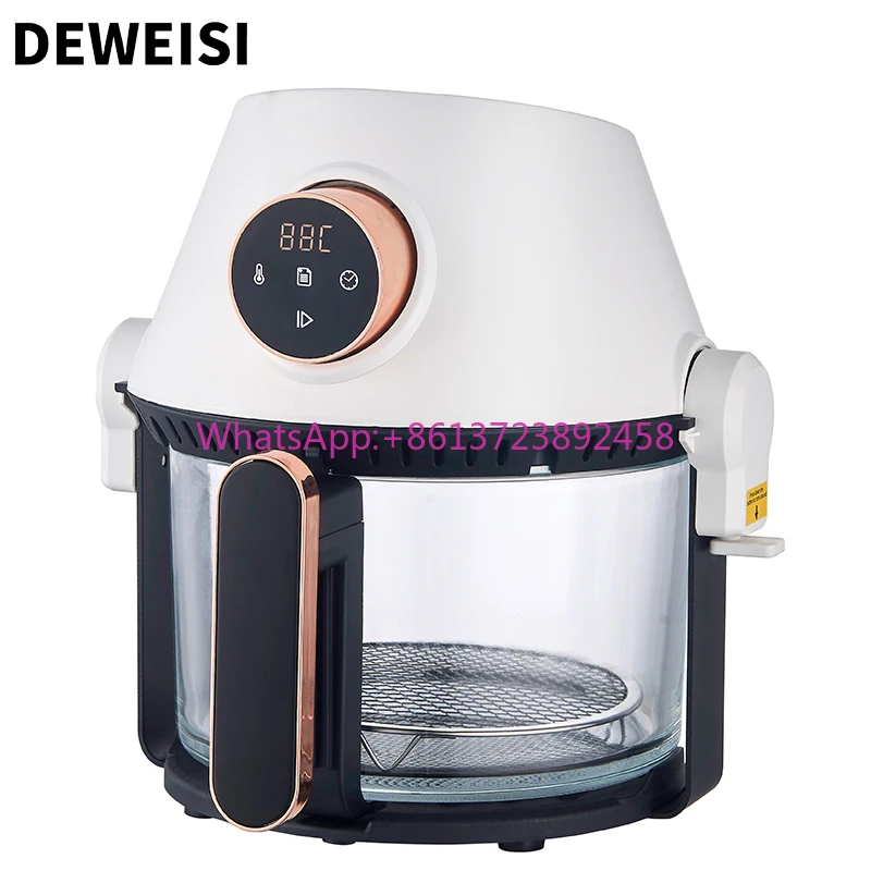 DEWEISI 3L Glass air Fryer with Grill Top Electric air Fryer with Grill air Fryer for Healthier Food in Minutes for Home Use
DEWEISI 3L Glass air Fryer with Grill Top Electric air Fryer with Grill air Fryer for Healthier Food in Minutes for Home Use