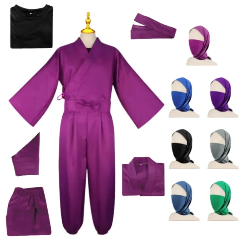 Euro 7 Cos Nintama Rantarou 4th Grade Cosplay Costume Multi-Color Ninjutsu Academy Uniform Full Set Top Pants Armband Headp 【【【2
Euro 7 Cos Nintama Rantarou 4th Grade Cosplay Costume Multi-Color Ninjutsu Academy Uniform Full Set Top Pants Armband Headp 【【【2