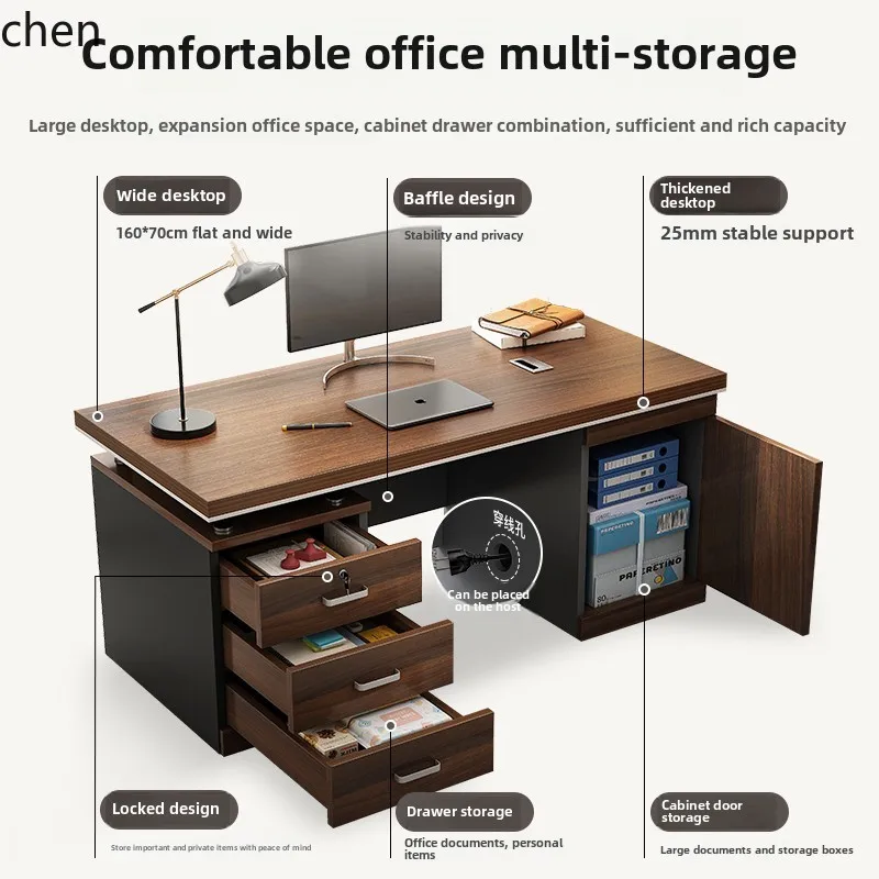 Office Desk and Chair Combination Simple Modern Staff Seat Single Double Computer Desk Household Desk
Office Desk and Chair Combination Simple Modern Staff Seat Single Double Computer Desk Household Desk