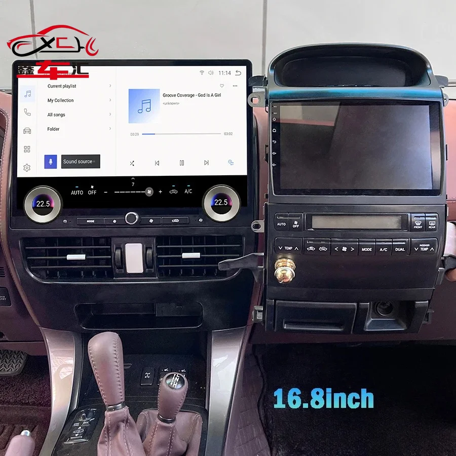 16.8" For Toyota Prado 120 2002-2009 For Lexus Gx470 Android 13 Car Radio Touch Screen Carplay GPS Video Player Multimedia HU
16.8" For Toyota Prado 120 2002-2009 For Lexus Gx470 Android 13 Car Radio Touch Screen Carplay GPS Video Player Multimedia HU
