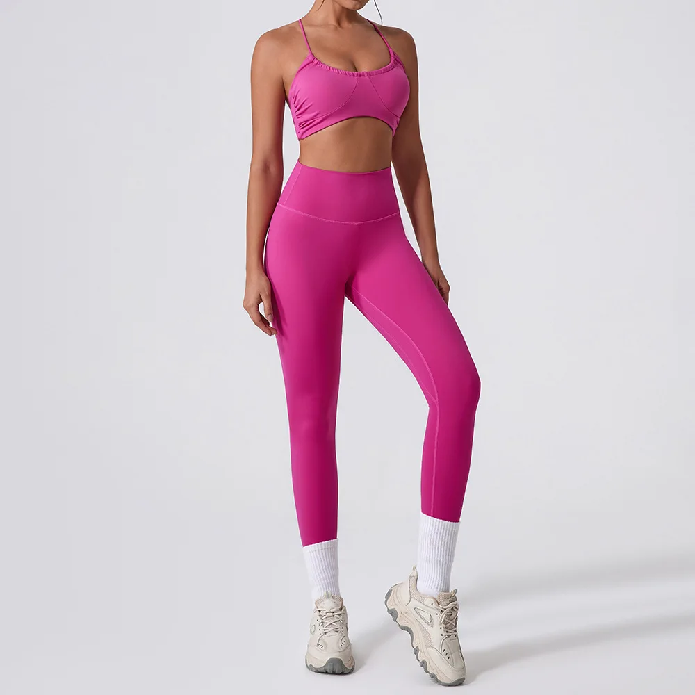 Yoga Set 2PCS Women Sportswear Push Up Workout Clothes Athletic Wear Gym Legging Fitness Bra Crop Top Short Sleeve Sports Suits
Yoga Set 2PCS Women Sportswear Push Up Workout Clothes Athletic Wear Gym Legging Fitness Bra Crop Top Short Sleeve Sports Suits