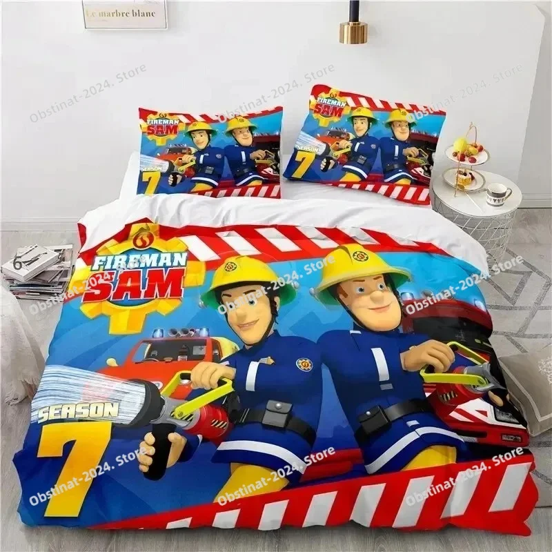 Cartoon Fireman Sam Toys Bedding Set Duvet Cover Bed Set Quilt Cover Pillowcase Comforter king Queen Size Boys Adult Bedding Set
Cartoon Fireman Sam Toys Bedding Set Duvet Cover Bed Set Quilt Cover Pillowcase Comforter king Queen Size Boys Adult Bedding Set
