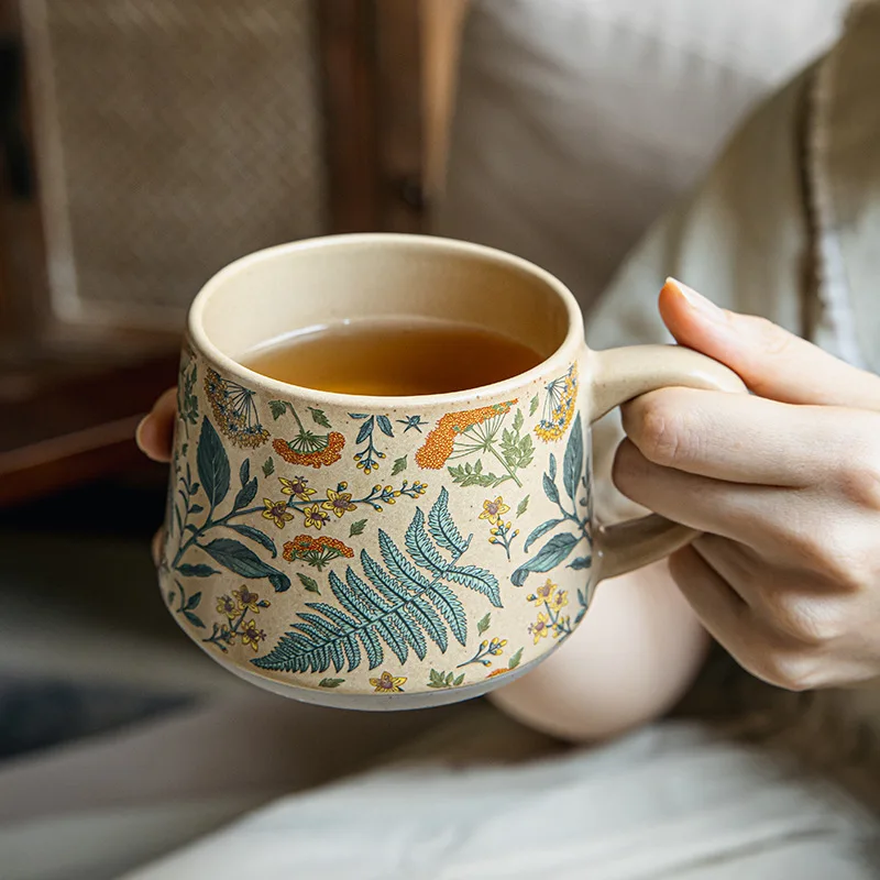 Flower season limited beautiful handmade mugs antique ceramic coffee cups Valentine's Day gifts
Flower season limited beautiful handmade mugs antique ceramic coffee cups Valentine's Day gifts