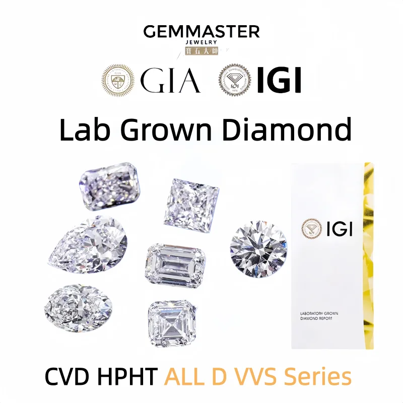 Lab Grown Diamond round Emerald Princess Oval 1ct 2ct 3ct VVS Clarity D Color IGI GIA Certified CVD HPHT Created Diamond Jewelry
Lab Grown Diamond round Emerald Princess Oval 1ct 2ct 3ct VVS Clarity D Color IGI GIA Certified CVD HPHT Created Diamond Jewelry