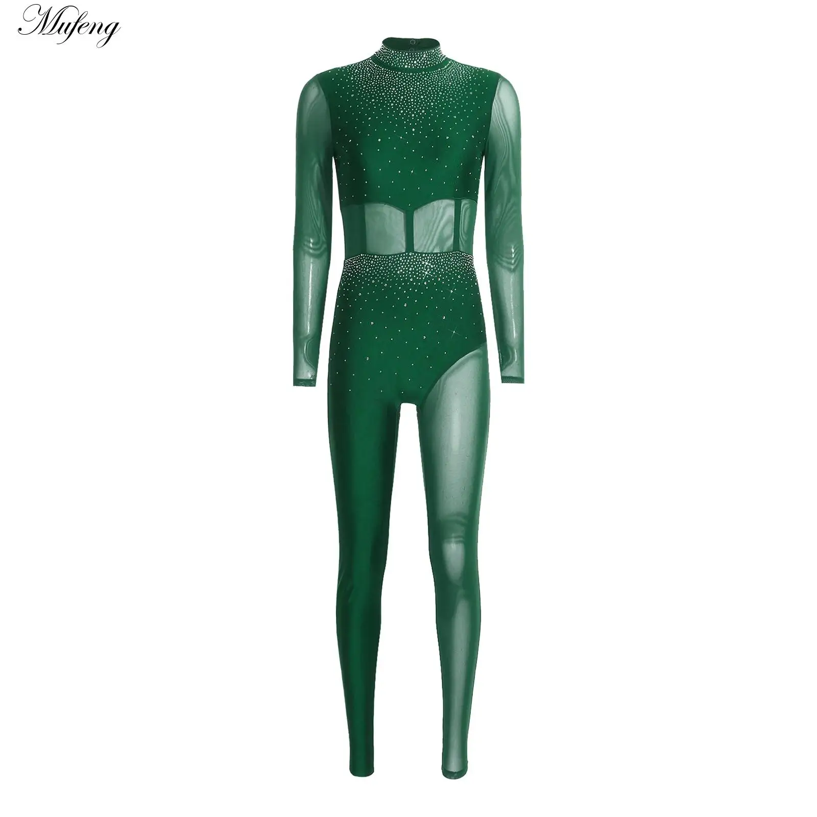 Женский гимнастический купальник-боди с сетчатыми вставками и стразами для балета, фигурного катания и акробатики
Женский гимнастический купальник-боди с сетчатыми вставками и стразами для балета, фигурного катания и акробатики