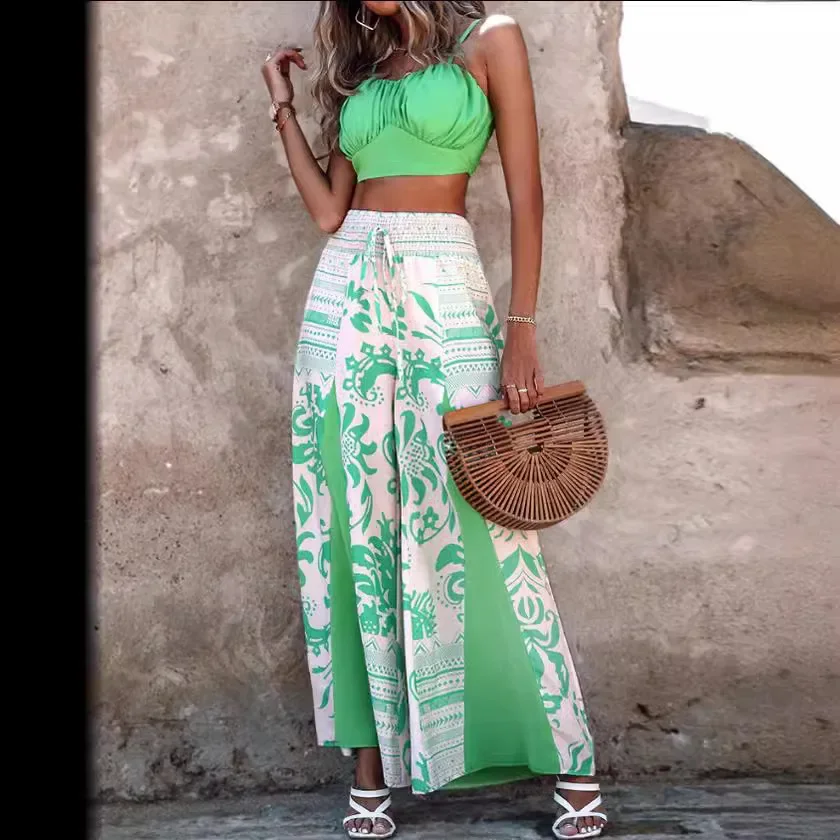 Women 2pcs Clothing Suit Sleeveless Short Cami Tank Top High Waist Long Floral Flower Skirt Sexy Summer
Women 2pcs Clothing Suit Sleeveless Short Cami Tank Top High Waist Long Floral Flower Skirt Sexy Summer