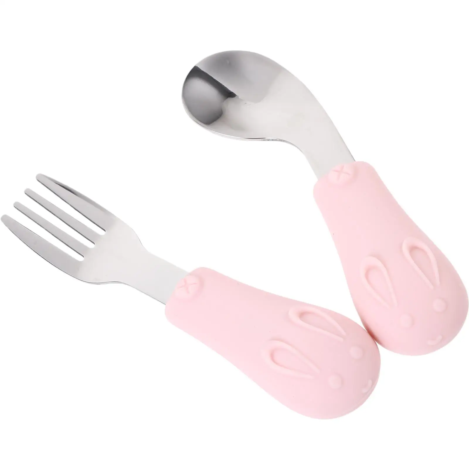 Star Pattern Fork Spoon Kids Utensils Tableware Toddler Baby Child Pink and Stainless Steel
Star Pattern Fork Spoon Kids Utensils Tableware Toddler Baby Child Pink and Stainless Steel