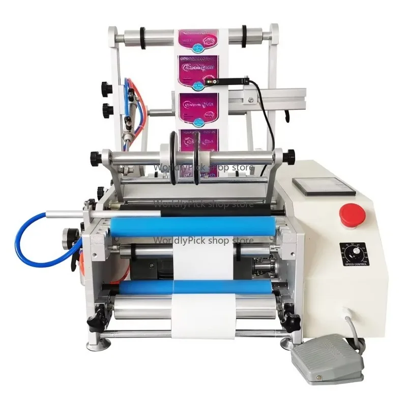 Desktop Label Applicator Machine Manual Semi-Automatic Labeling Machine for Round Bottle
Desktop Label Applicator Machine Manual Semi-Automatic Labeling Machine for Round Bottle