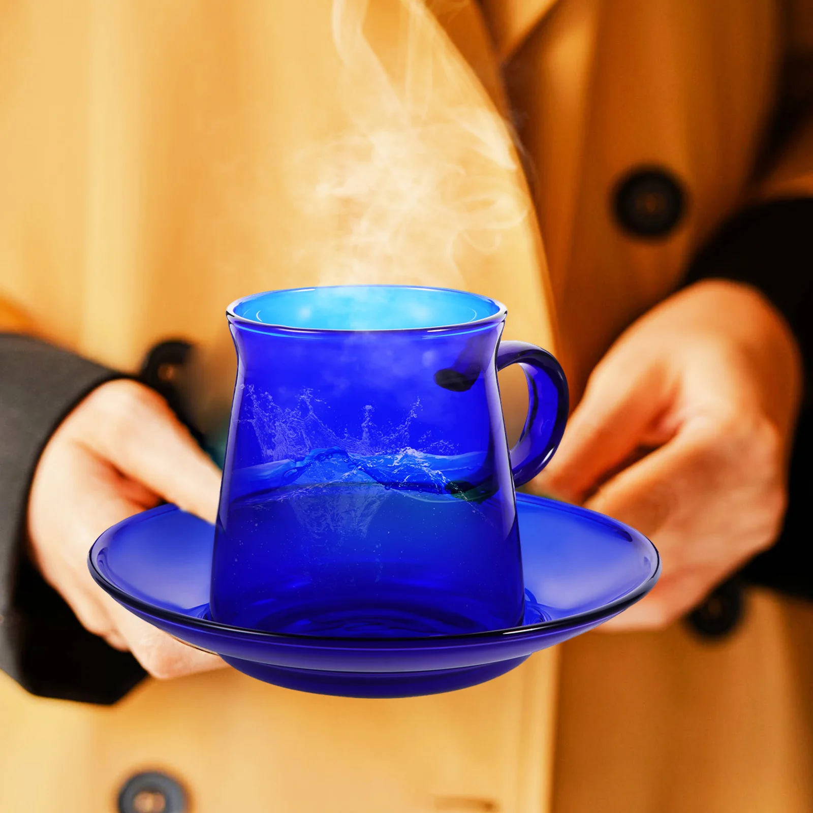 1Set Retro Coffee Cup with Saucer Glass Tea Cup Set Simple Design for Hot Chocolate Milk Juice Drinkware Home Kitchen Decor
1Set Retro Coffee Cup with Saucer Glass Tea Cup Set Simple Design for Hot Chocolate Milk Juice Drinkware Home Kitchen Decor