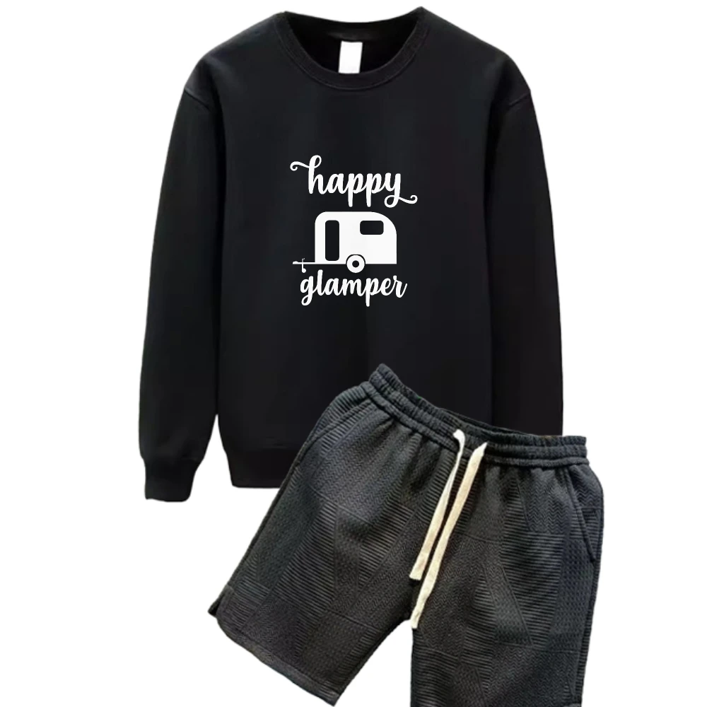 Men Suit 2025 Casual Spring Autumn Front Print Polyester Fashion Sports T-shirts+shorts Suits Comfort Fit Stylish Tracksuits Set
Men Suit 2025 Casual Spring Autumn Front Print Polyester Fashion Sports T-shirts+shorts Suits Comfort Fit Stylish Tracksuits Set