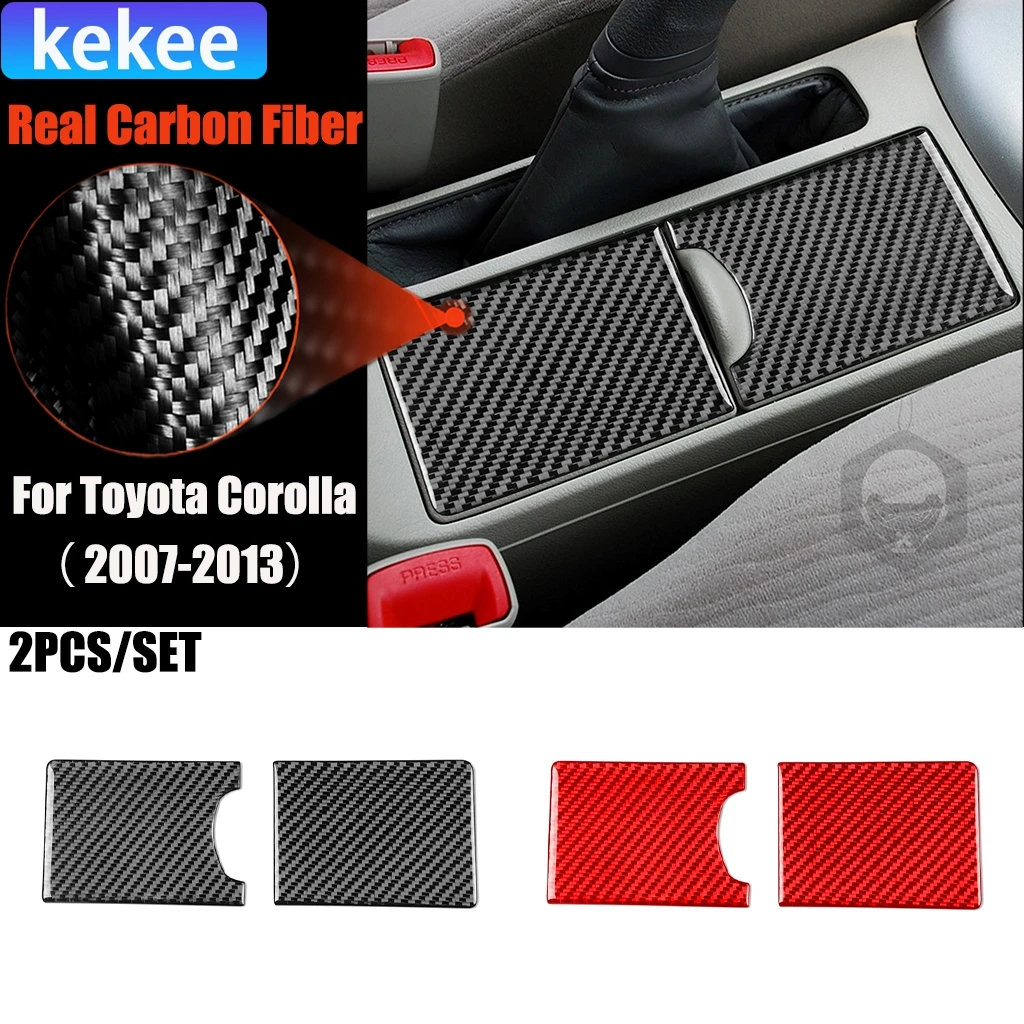 Carbon Fiber Car Accessories Cup Holder Storage Modified Interior Trim Cover Sticker For Toyota Corolla 2007 2008 2009-2013
Carbon Fiber Car Accessories Cup Holder Storage Modified Interior Trim Cover Sticker For Toyota Corolla 2007 2008 2009-2013