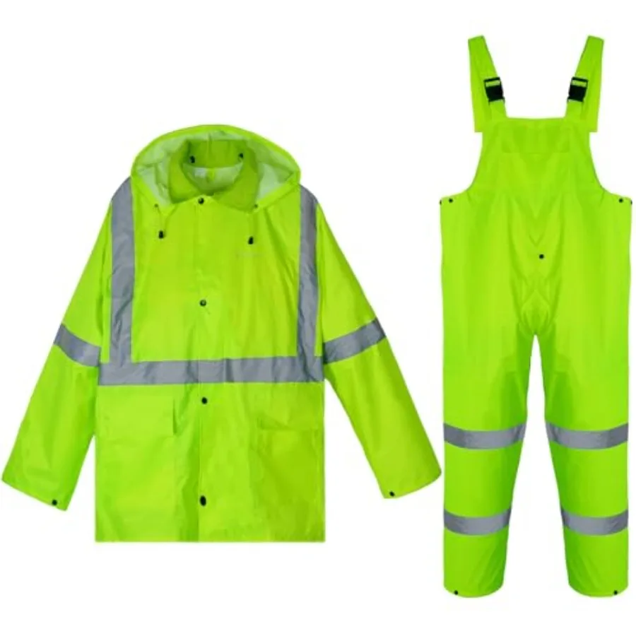 Rain Suits for Men Waterproof High Visibility Reflective Work Breathable Rain Gear for Men Waterproof Jacket and Pants
Rain Suits for Men Waterproof High Visibility Reflective Work Breathable Rain Gear for Men Waterproof Jacket and Pants