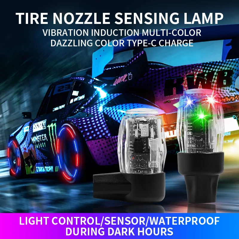 2/4PCS Colorful Motorcycle Car LED Wheel Valve Lights USB Charging Auto Wheel Tire Valve Caps Hub Decorative Lamp Dustproof Cove
2/4PCS Colorful Motorcycle Car LED Wheel Valve Lights USB Charging Auto Wheel Tire Valve Caps Hub Decorative Lamp Dustproof Cove