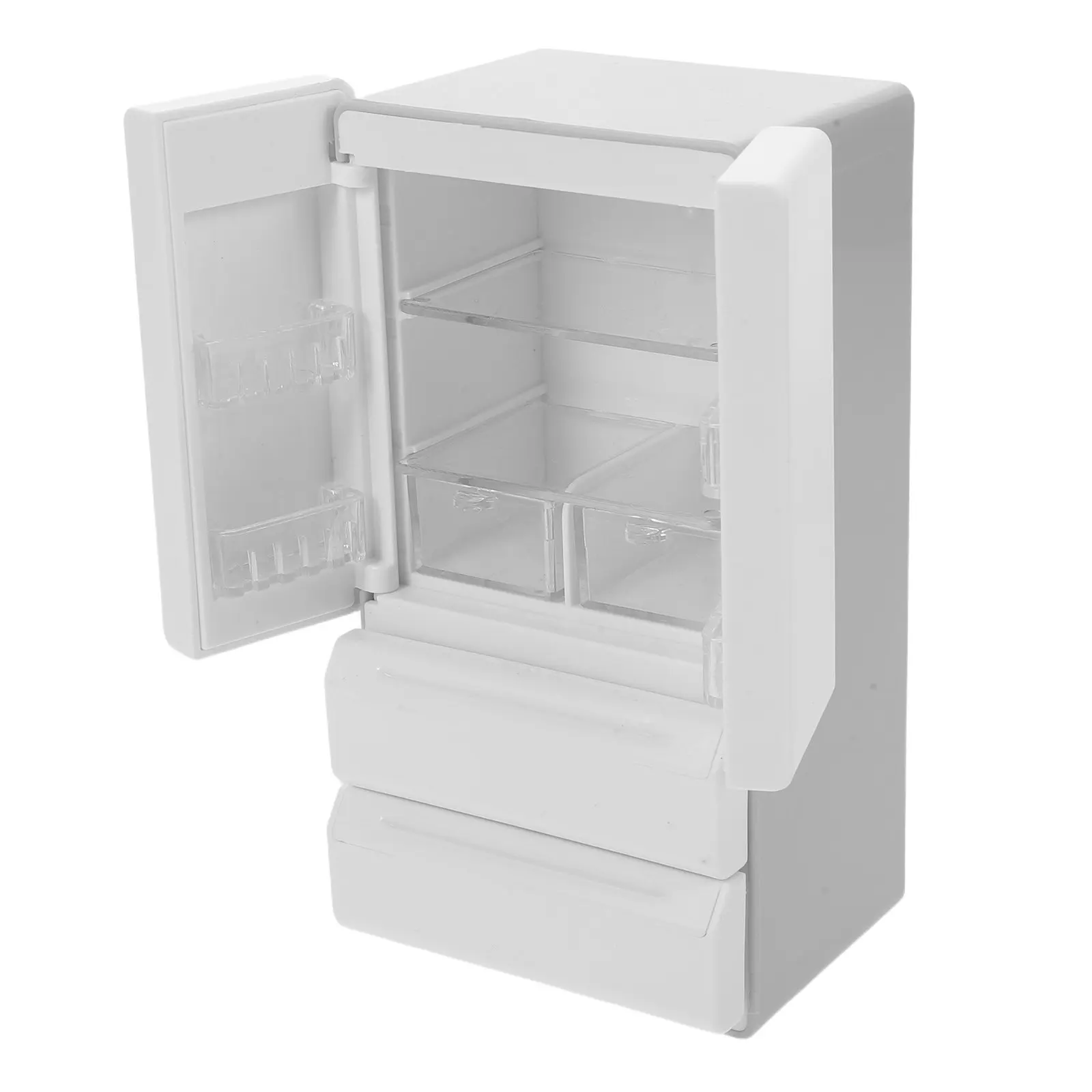 Miniature Double Door White Dollhouse Fridge Built-in Light Pretend Kitchen Refrigerator Compact Fridge Storage
Miniature Double Door White Dollhouse Fridge Built-in Light Pretend Kitchen Refrigerator Compact Fridge Storage