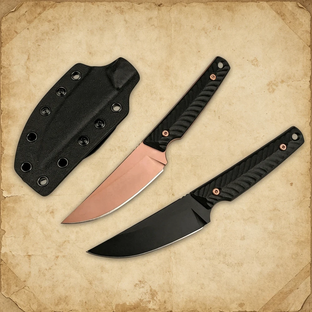 Portable Sheath Fixed Blade Knife 8Cr13MoV Blade G10 Handle Outdoor Exploration Travel Hiking Climbing Multi-functional Tool
Portable Sheath Fixed Blade Knife 8Cr13MoV Blade G10 Handle Outdoor Exploration Travel Hiking Climbing Multi-functional Tool