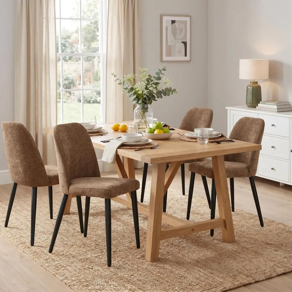 Dining Chairs Set of 4, Chenille Fabric Modern Dining Room Chairs, MidCentury Side Chairs, Kitchen Chairs for Living Room, Rest
Dining Chairs Set of 4, Chenille Fabric Modern Dining Room Chairs, MidCentury Side Chairs, Kitchen Chairs for Living Room, Rest