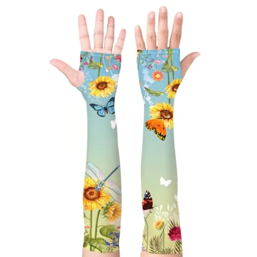 Bebila Gardening Sleeves for Women Farm UV Sun Protection Anti-Scratch Cooling Sleeves with Thumb Hole Arms Cover Outdoors
Bebila Gardening Sleeves for Women Farm UV Sun Protection Anti-Scratch Cooling Sleeves with Thumb Hole Arms Cover Outdoors
