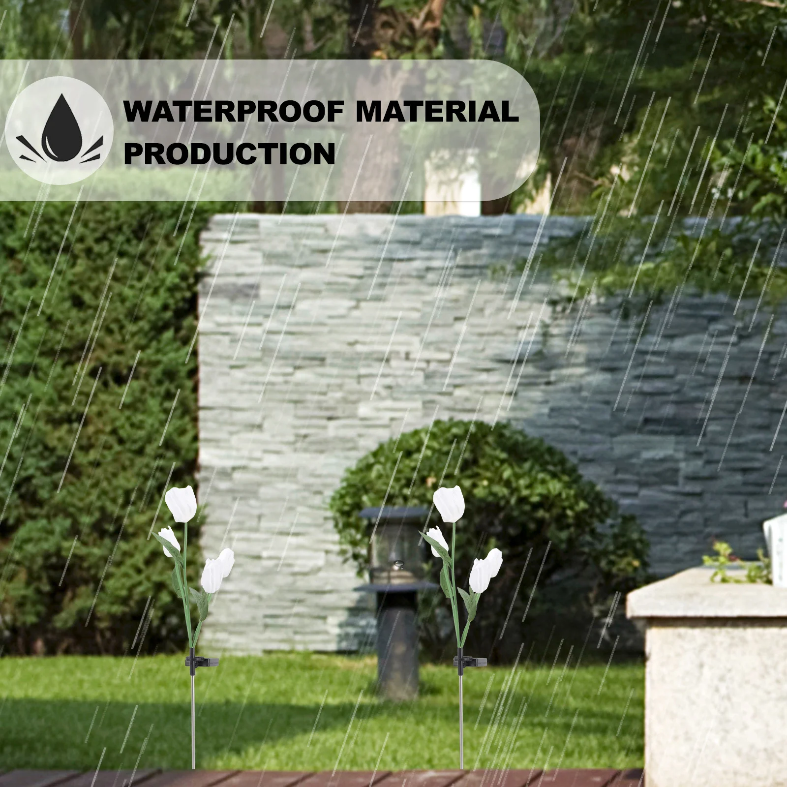 Solar Garden Stake Lights Tulip LED Flower Lamp Waterproof IP65 Solar Powered Outdoor Decor LED Flower Stake Light
Solar Garden Stake Lights Tulip LED Flower Lamp Waterproof IP65 Solar Powered Outdoor Decor LED Flower Stake Light